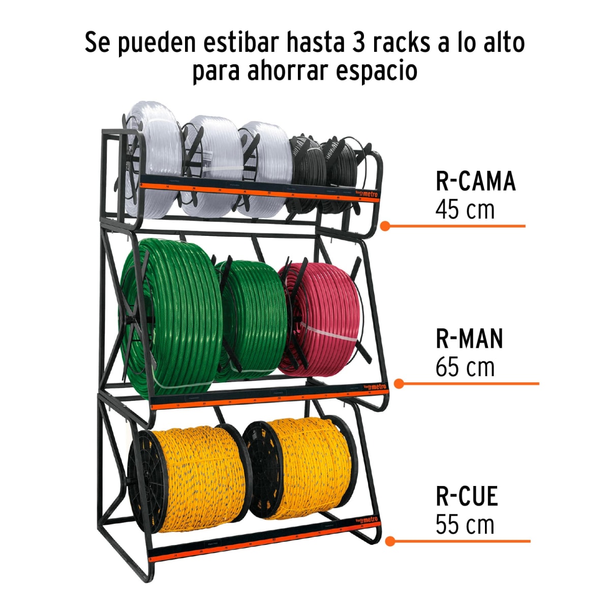 Rack para manguera y tubo flexible, Truper2