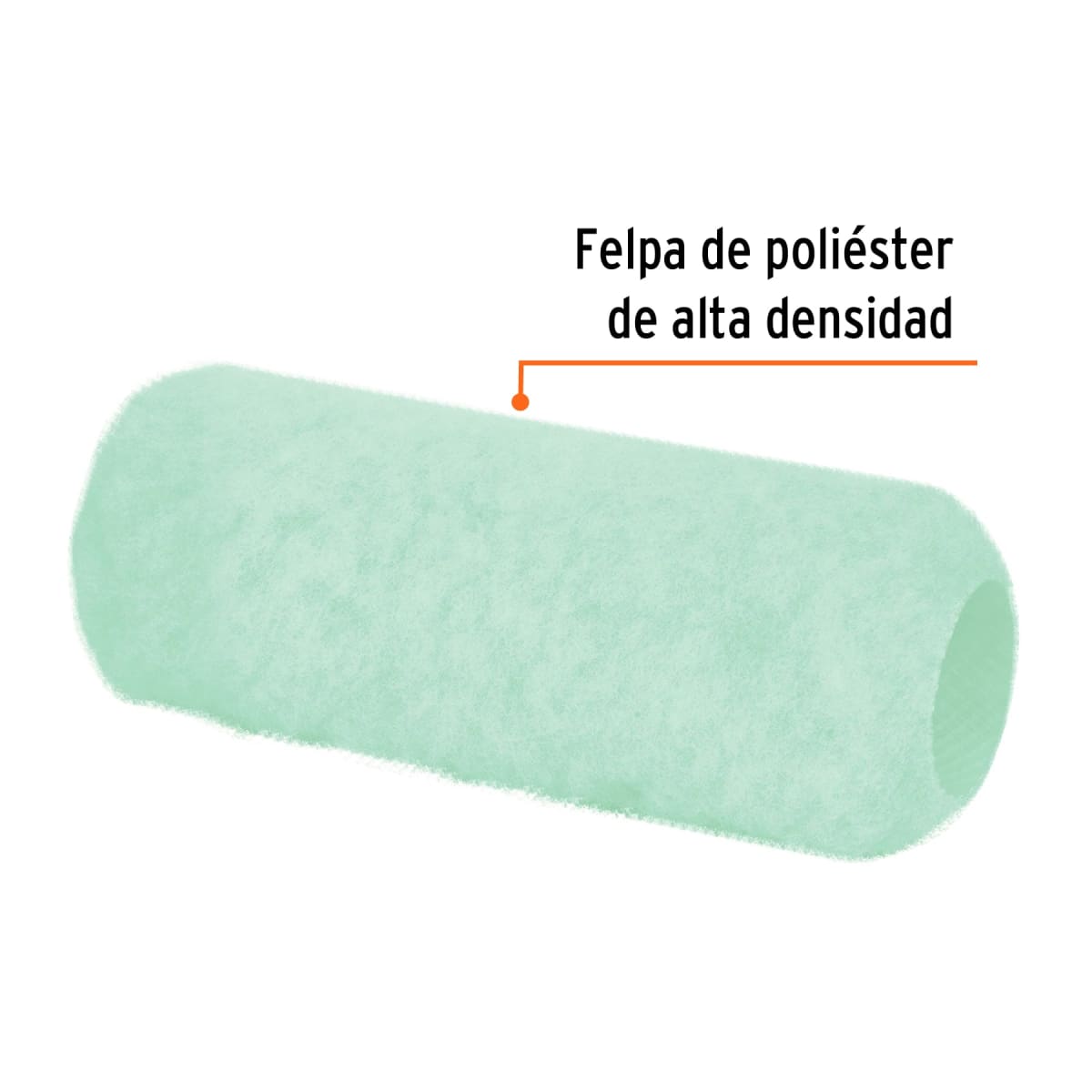REPUESTO PARA RODILLO 7 PULGADAS ESPESOR 5/8' PROFESIONAL2