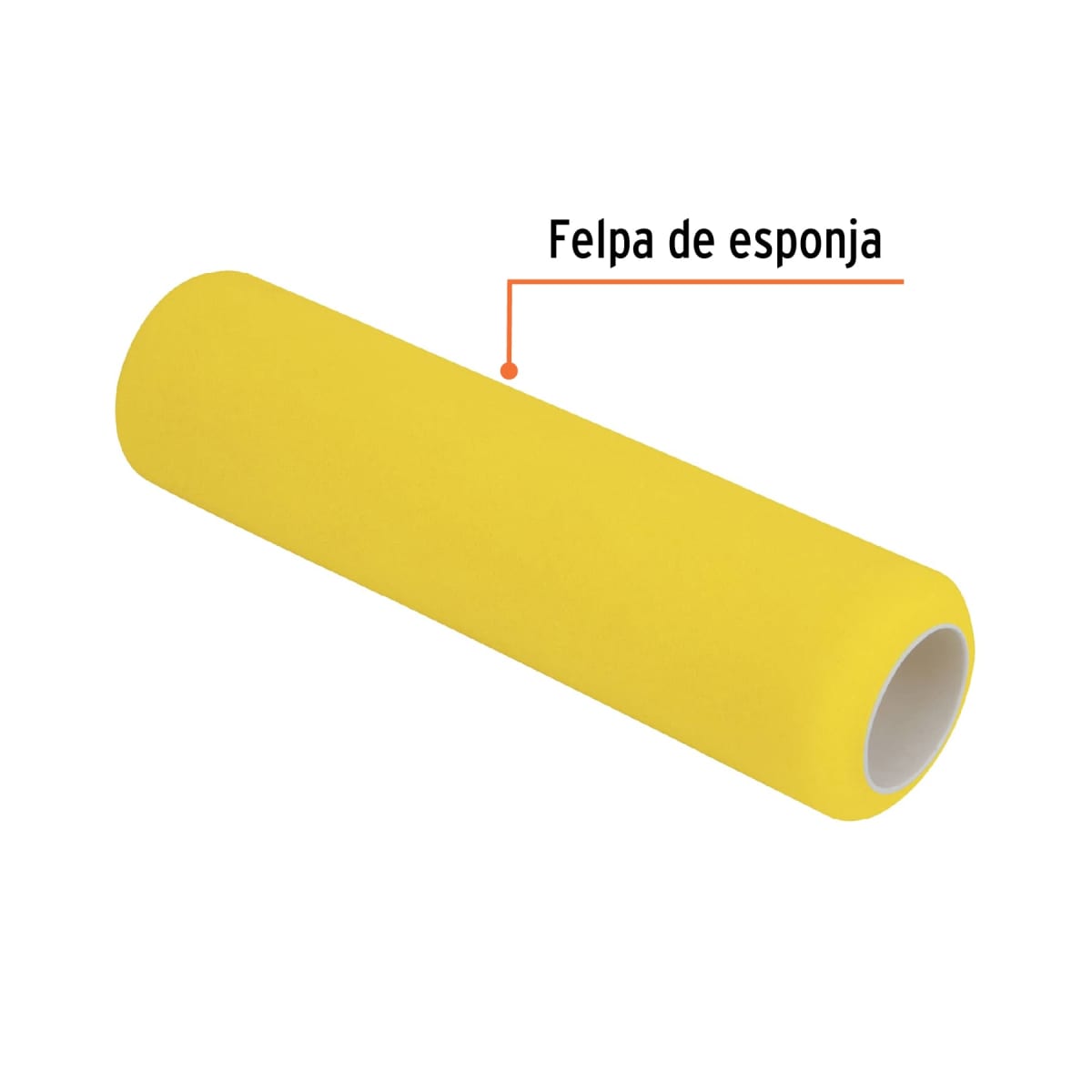 Felpa de esponja para rodillo 9´´ x 3/8´´ superficies lisas, Truper2