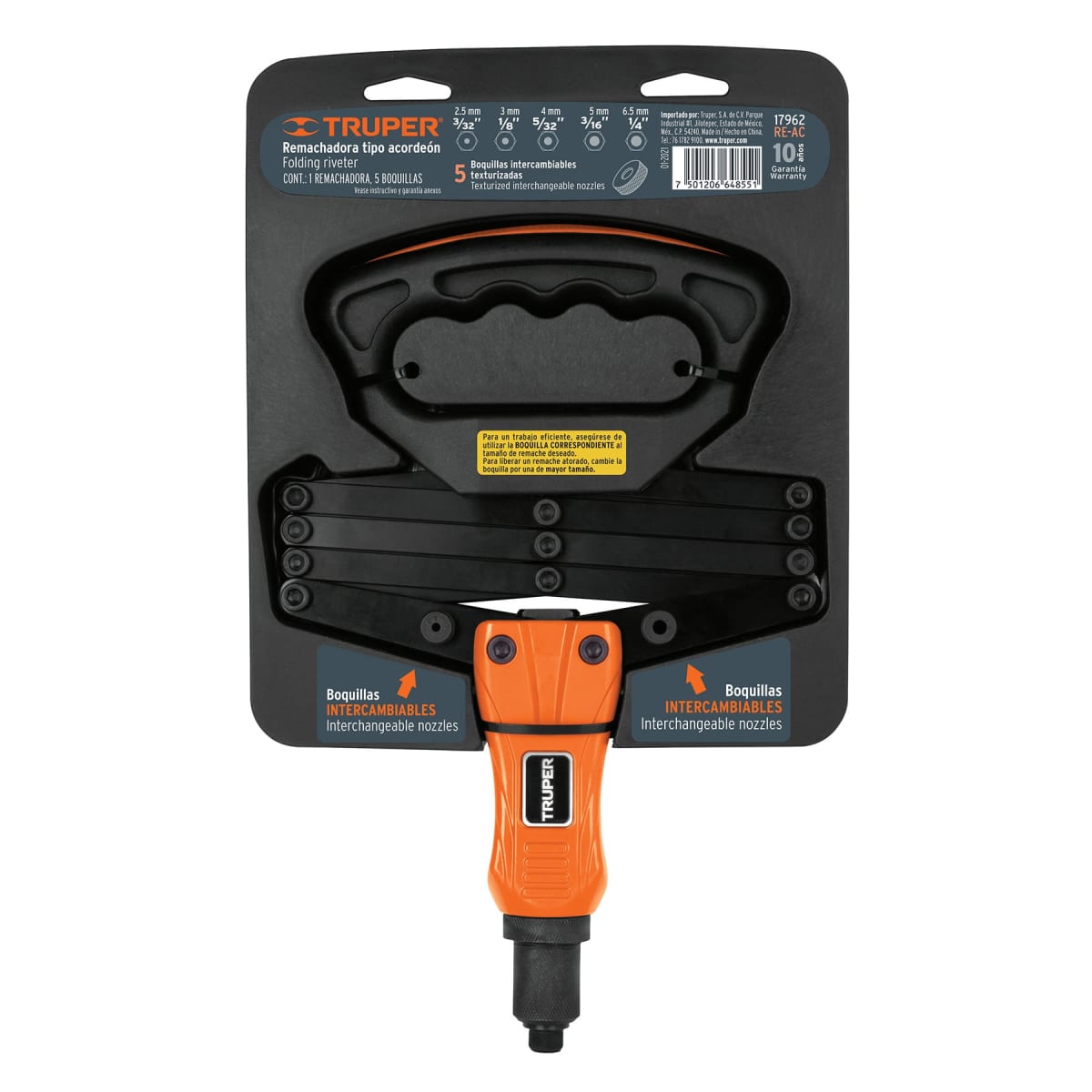 Remachadora tipo acordeón Truper1