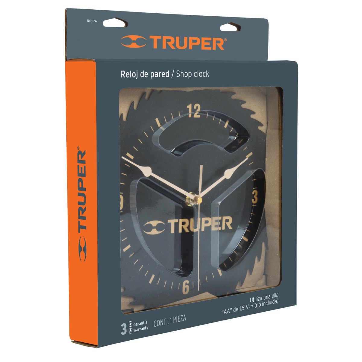 Reloj analógico de pared Truper5
