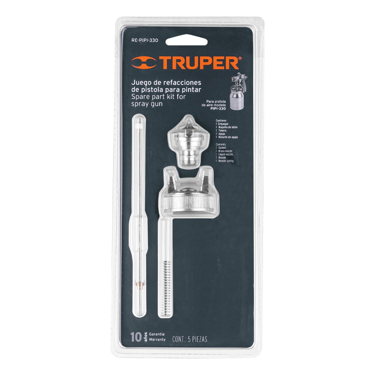 Repuestos de pistolas para pintar, PIPI-330, Truper3