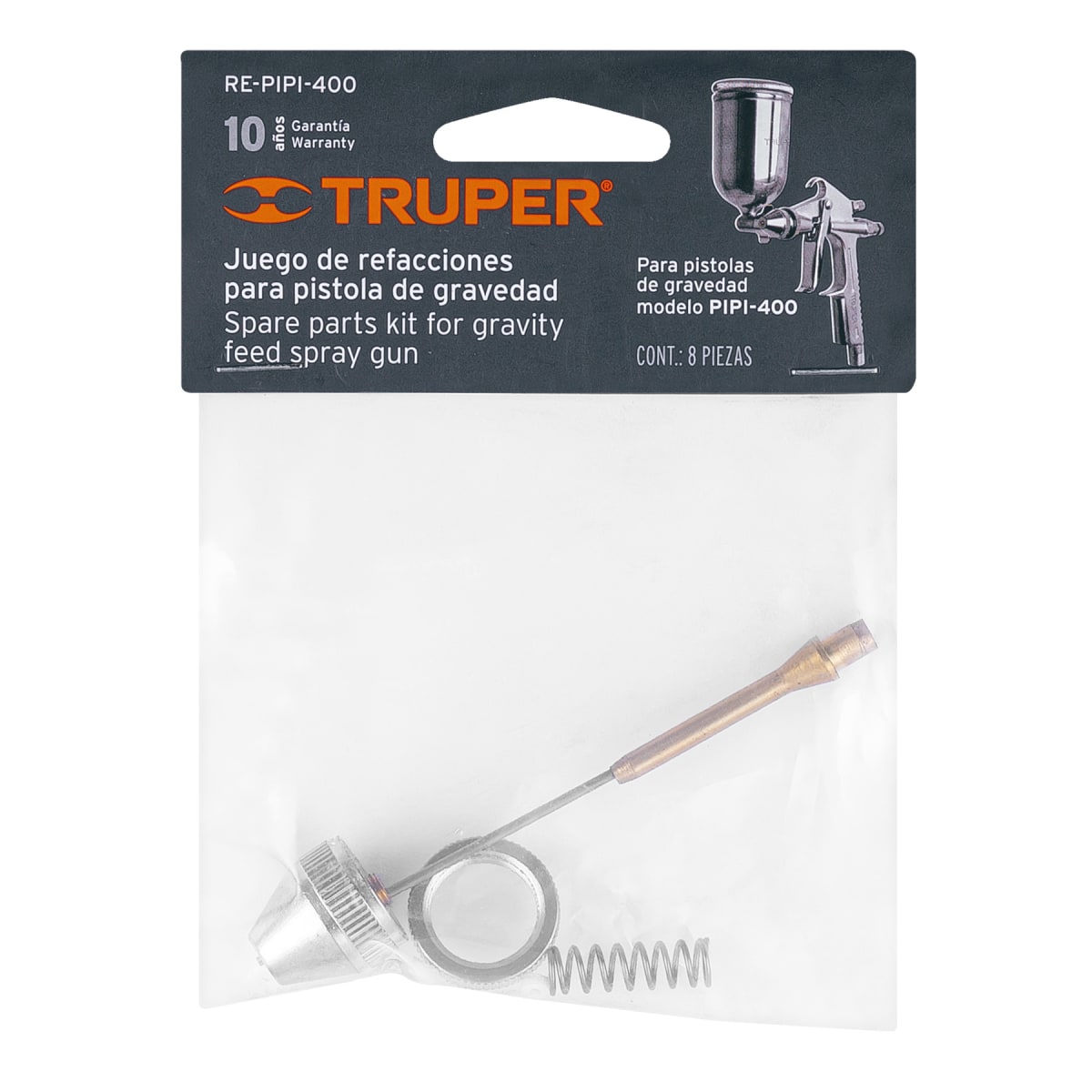 Repuestos de pistolas para pintar pipi-400 Truper3