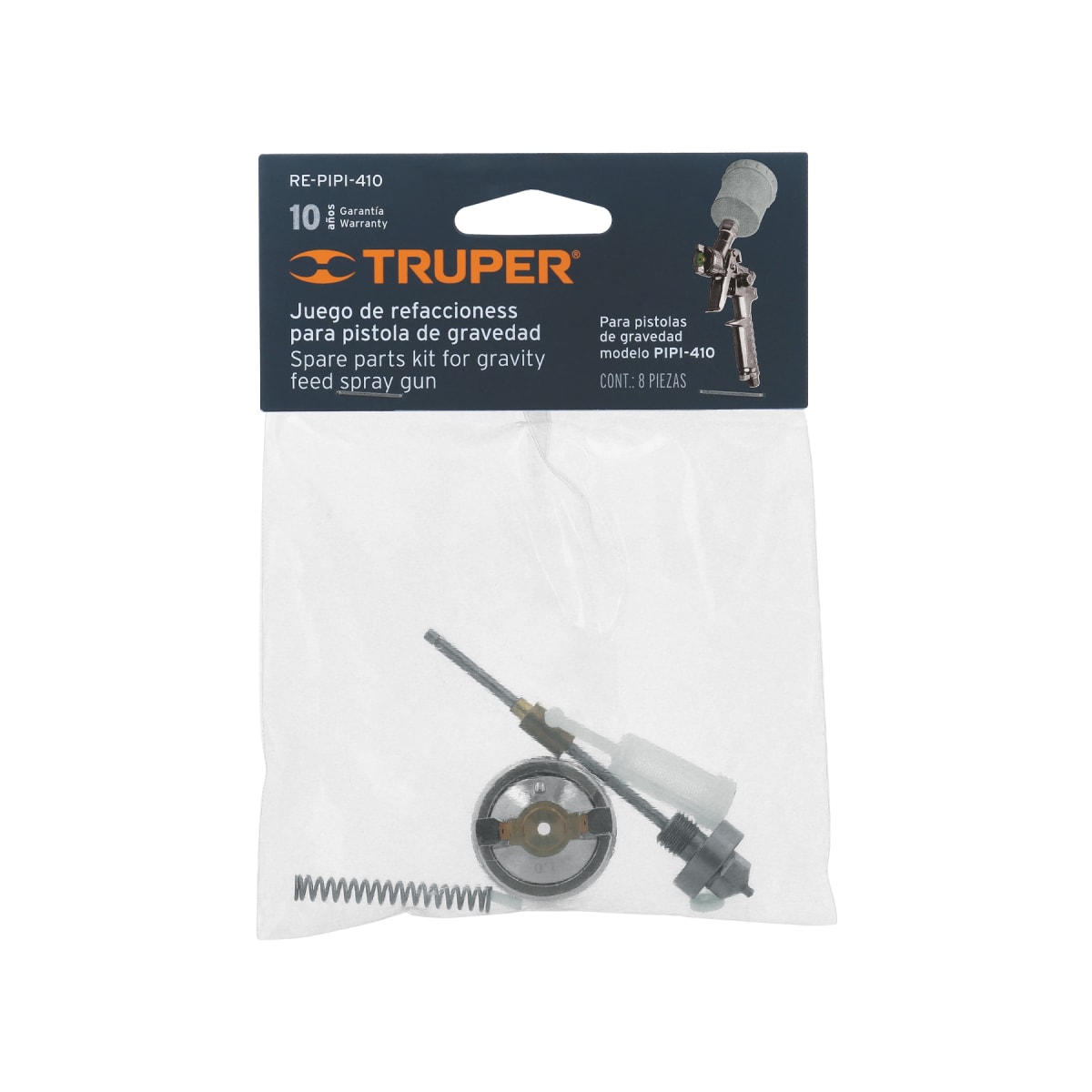 Repuestos de pistolas para pintar, PIPI-410, Truper3