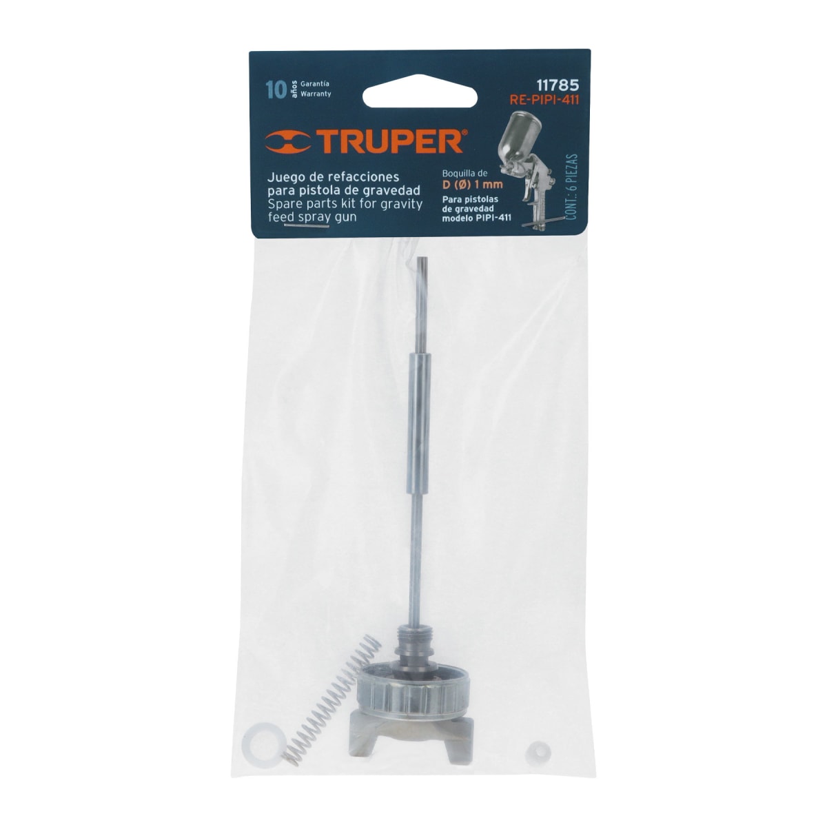 Repuestos de pistolas para pintar, PIPI-411, Truper4