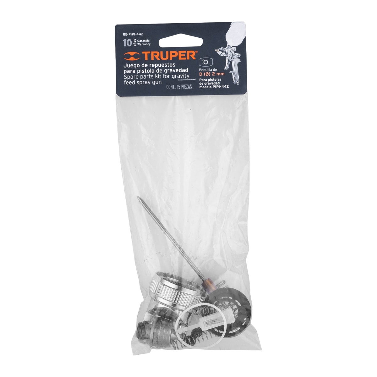 Repuestos de pistolas para pintar para PIPI-442, Truper3