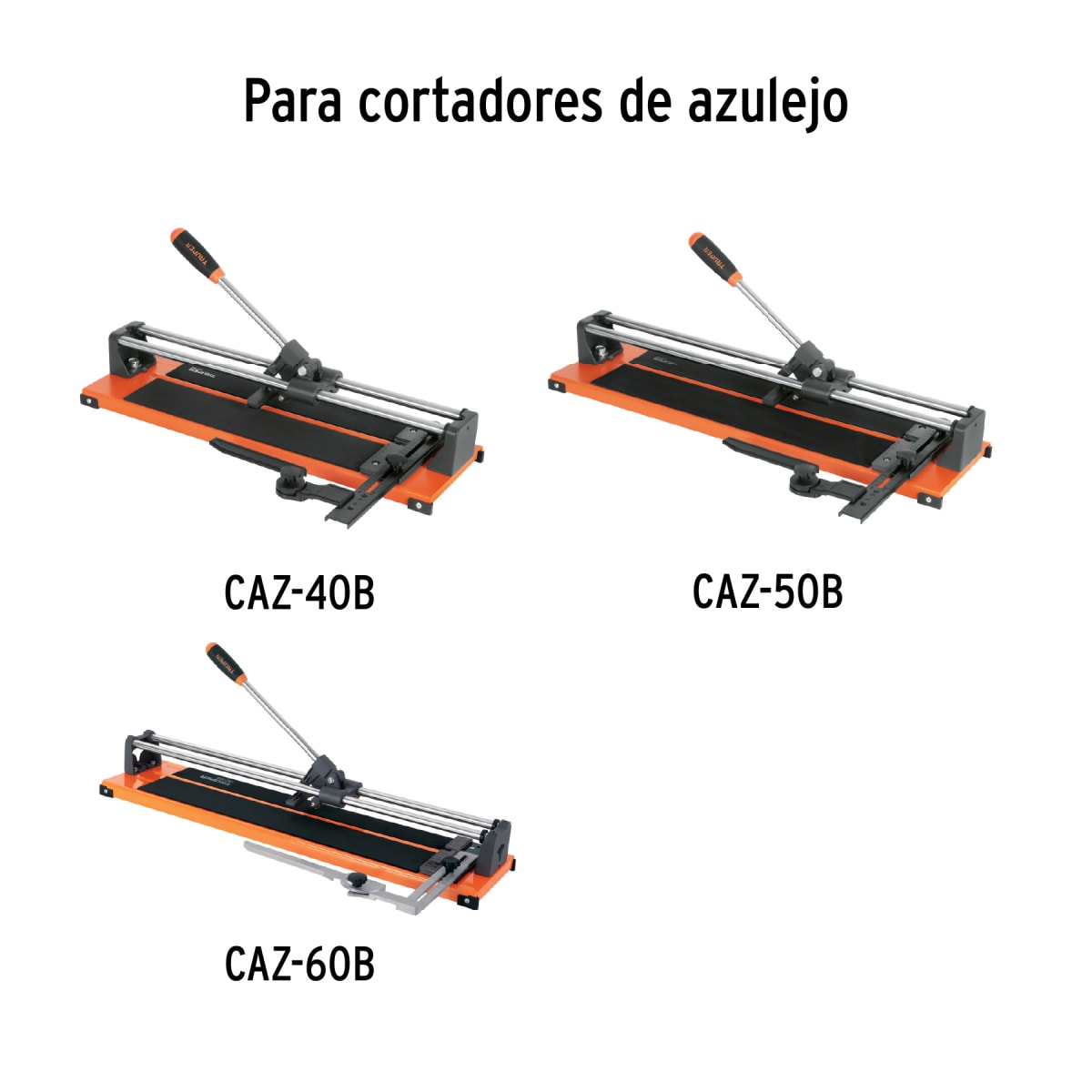 Repuesto de corredera para cortapisos de mayólica, CAZ40/60B Truper2