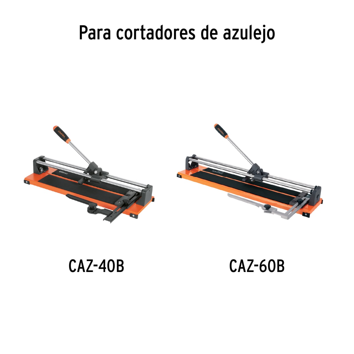 Repuesto rieles para cortapisos de mayólica, 40 y 60B, 4 pzas Truper2