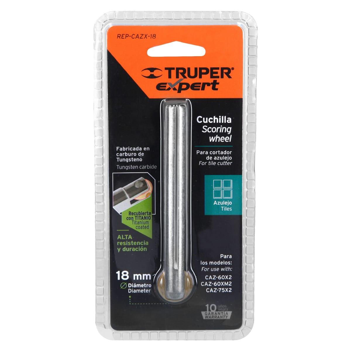 Cuchilla de 18 mm de repuesto para cortapisos de mayólica Truper3