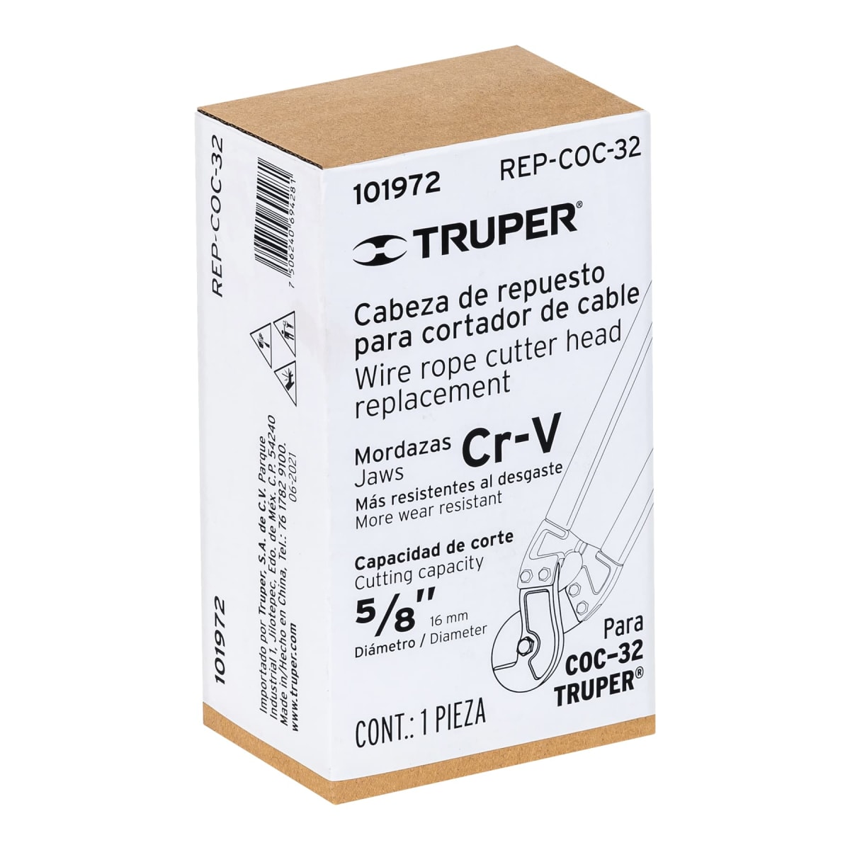 Cabeza de repuesto para cortador de cable COC-32, Truper3