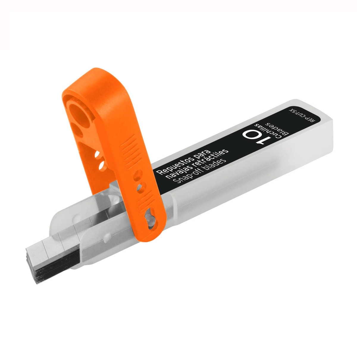 Estuche con 10 navajas SK2 de 9 mm para cuchilla, Expert Truper2