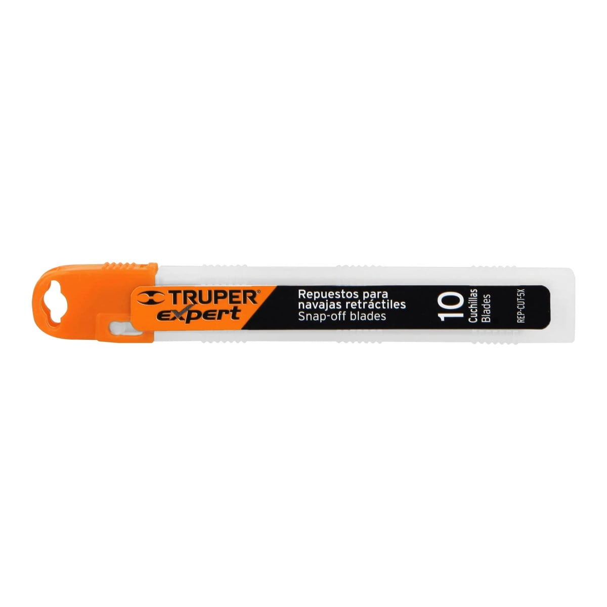 Estuche con 10 navajas SK2 de 9 mm para cuchilla, Expert Truper7