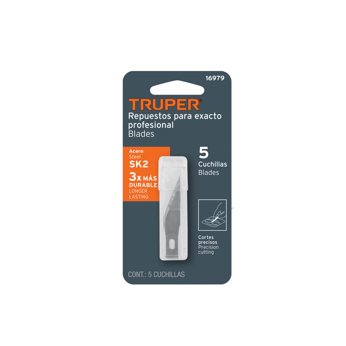 Repuesto para EXA-6 , blíster con 5 pzas Truper3