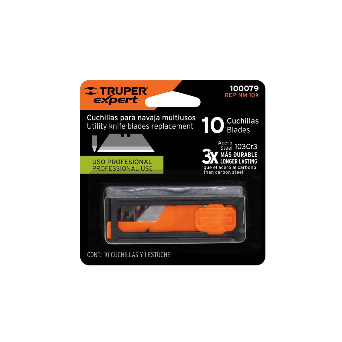 Dispensador con 10 cuchillas para NV-7X y NM-6, Expert9