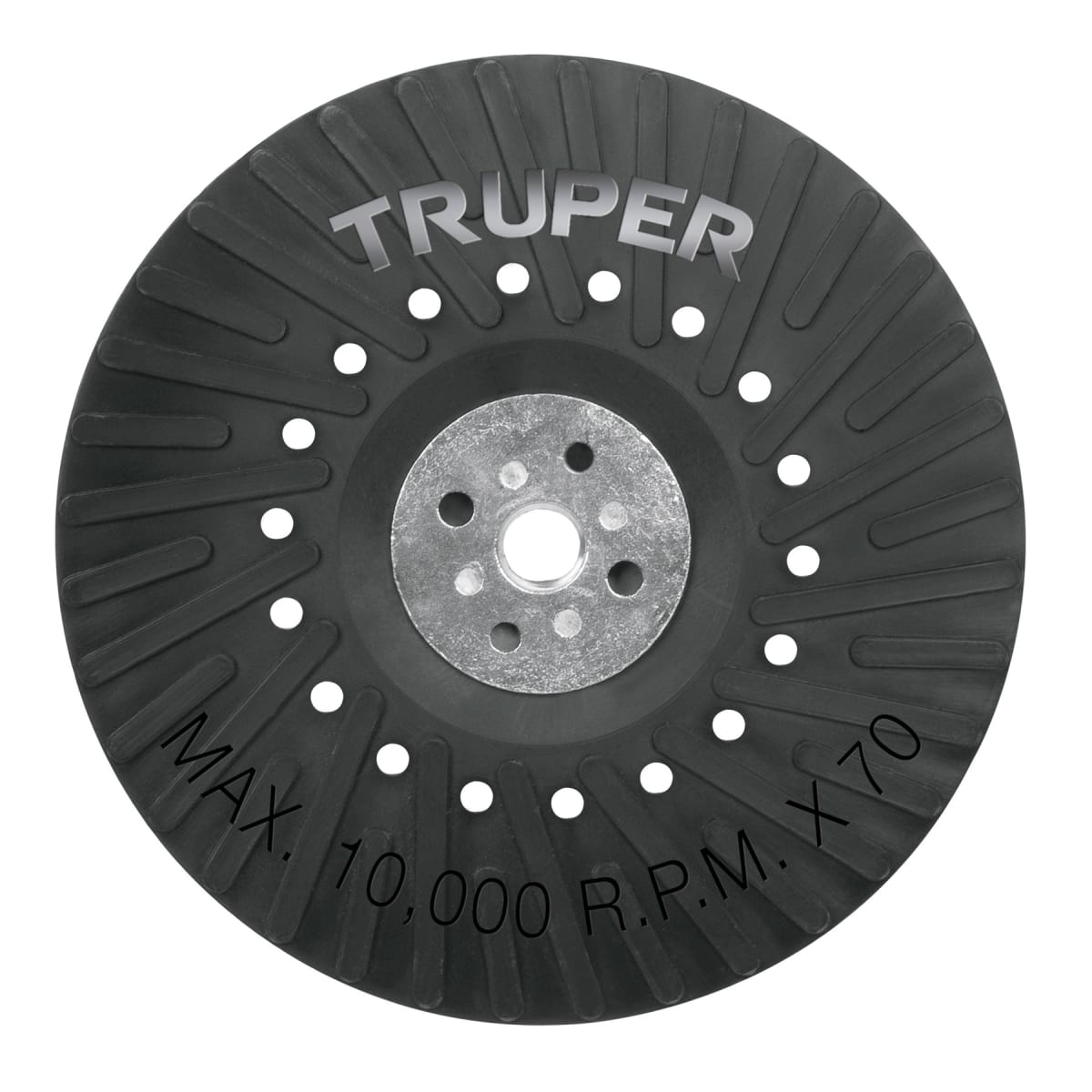 Respaldo para discos de lija 7´´, eje M14, Truper1