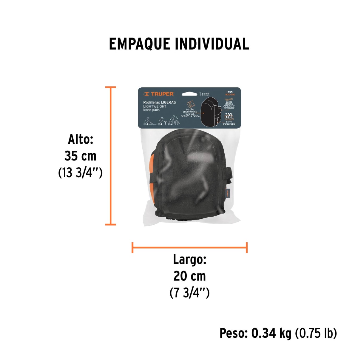 Rodilleras ligeras Truper5
