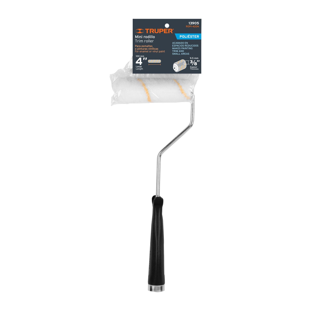 Kit pintor rodillo para pintar + extensión + repuestos Truper7