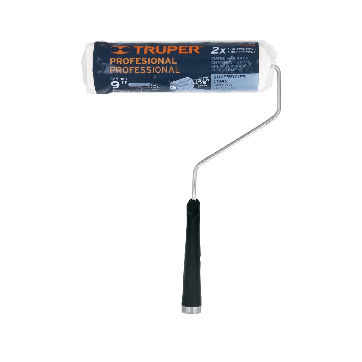 Rodillo para pintar 9'' x 3/8'' superficies lisas Truper5