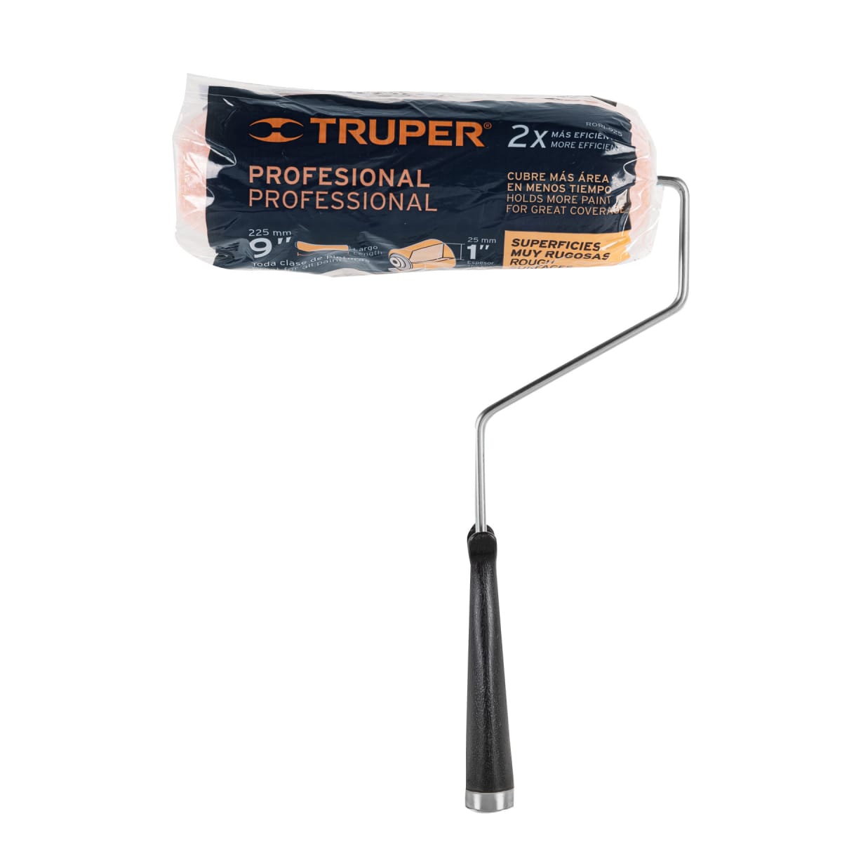 Rodillo para pintar 9´´ x 1´´ superficies muy rugosas, Truper5