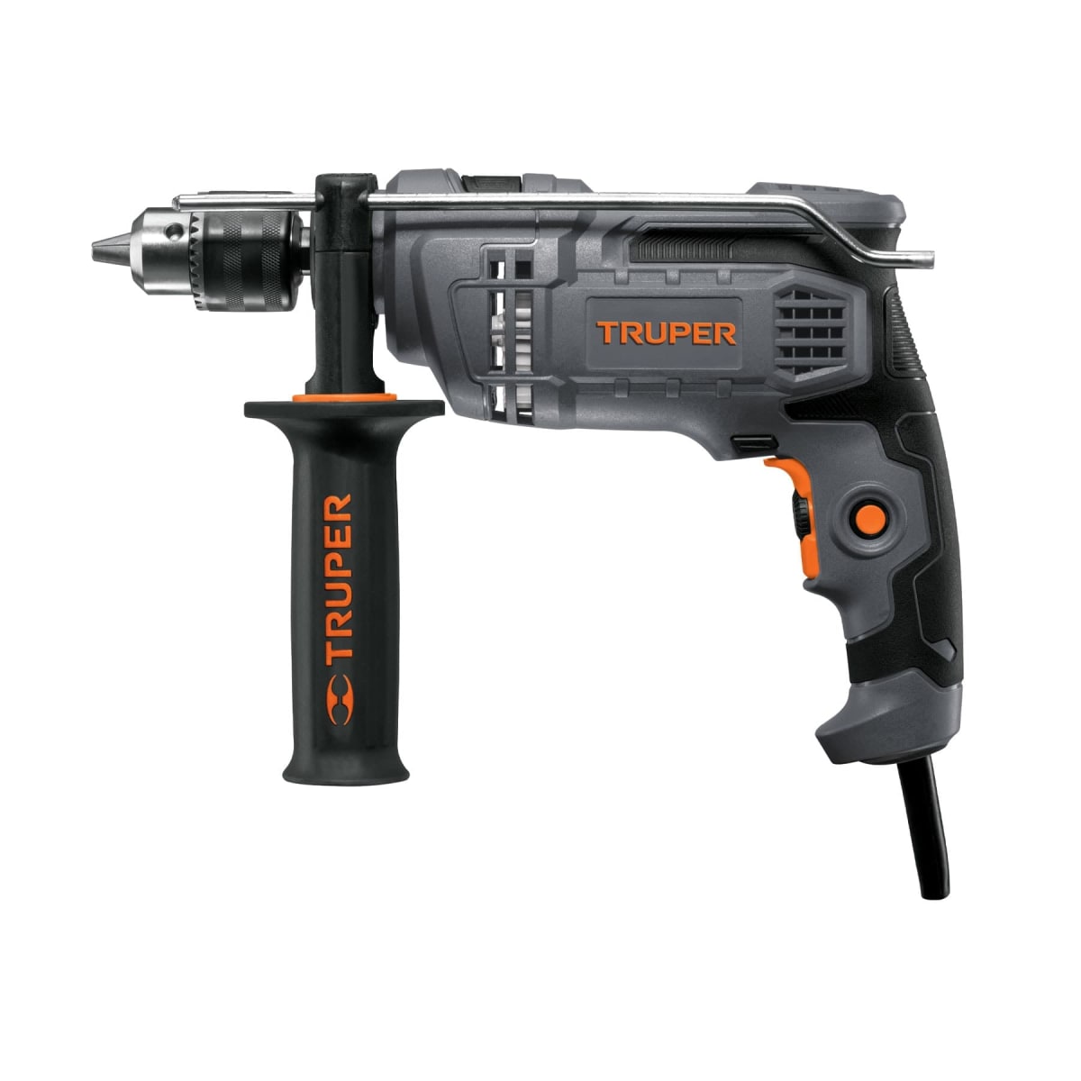 Taladro percutor 650w industrial + set de brocas + caja para herramientas 26