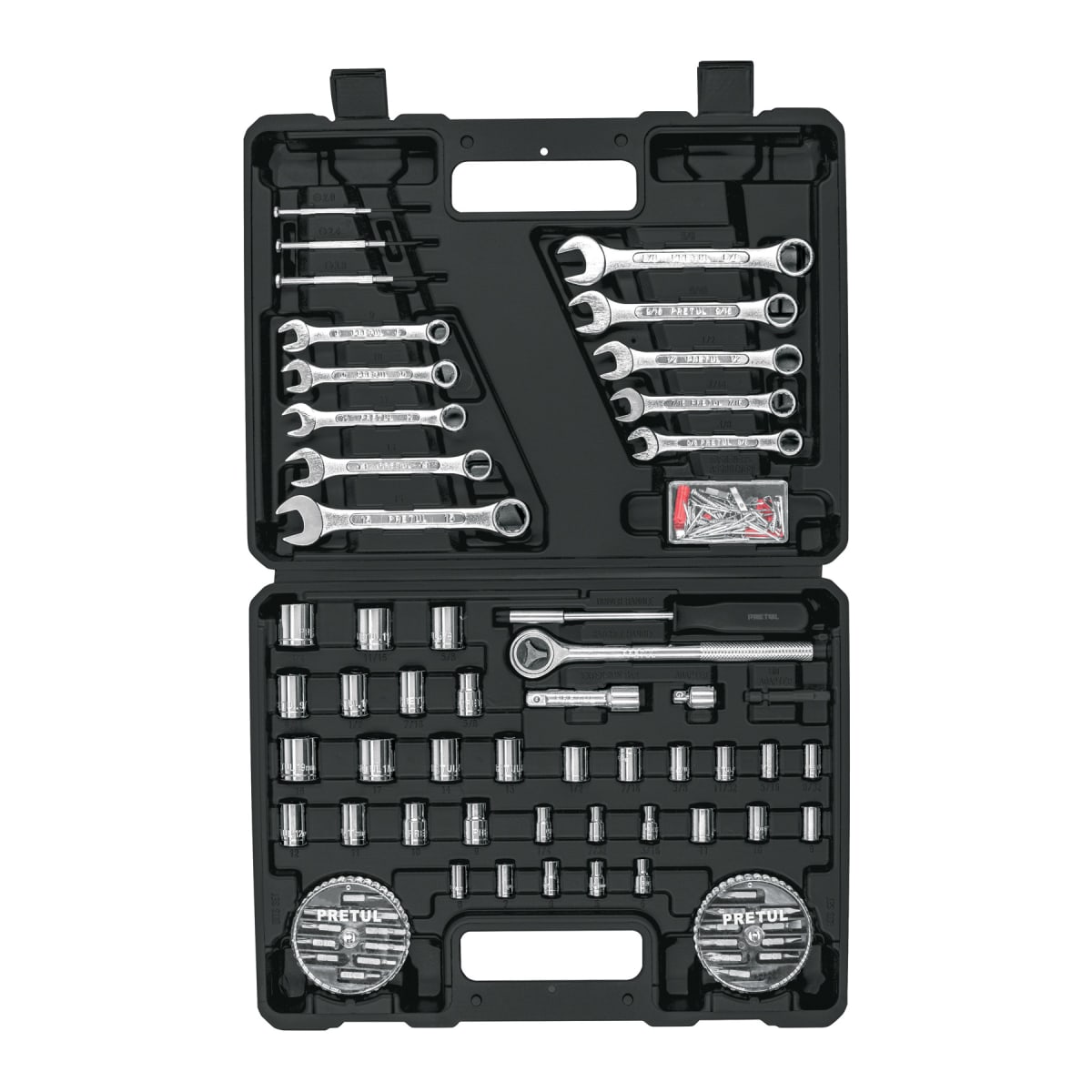 Juego de 71 herramientas mixtas Pretul1