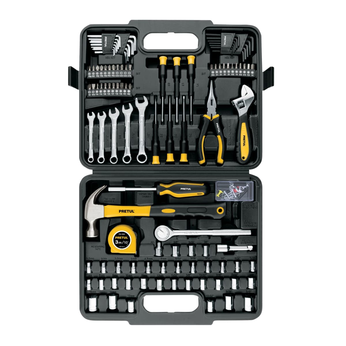 Juego de 109 herramientas mixtas Pretul2