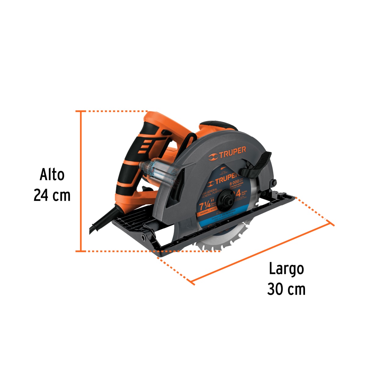 Taladro Percutor 600W + Sierra Caladora 750W y Sierra Caladora 1500W Truper7