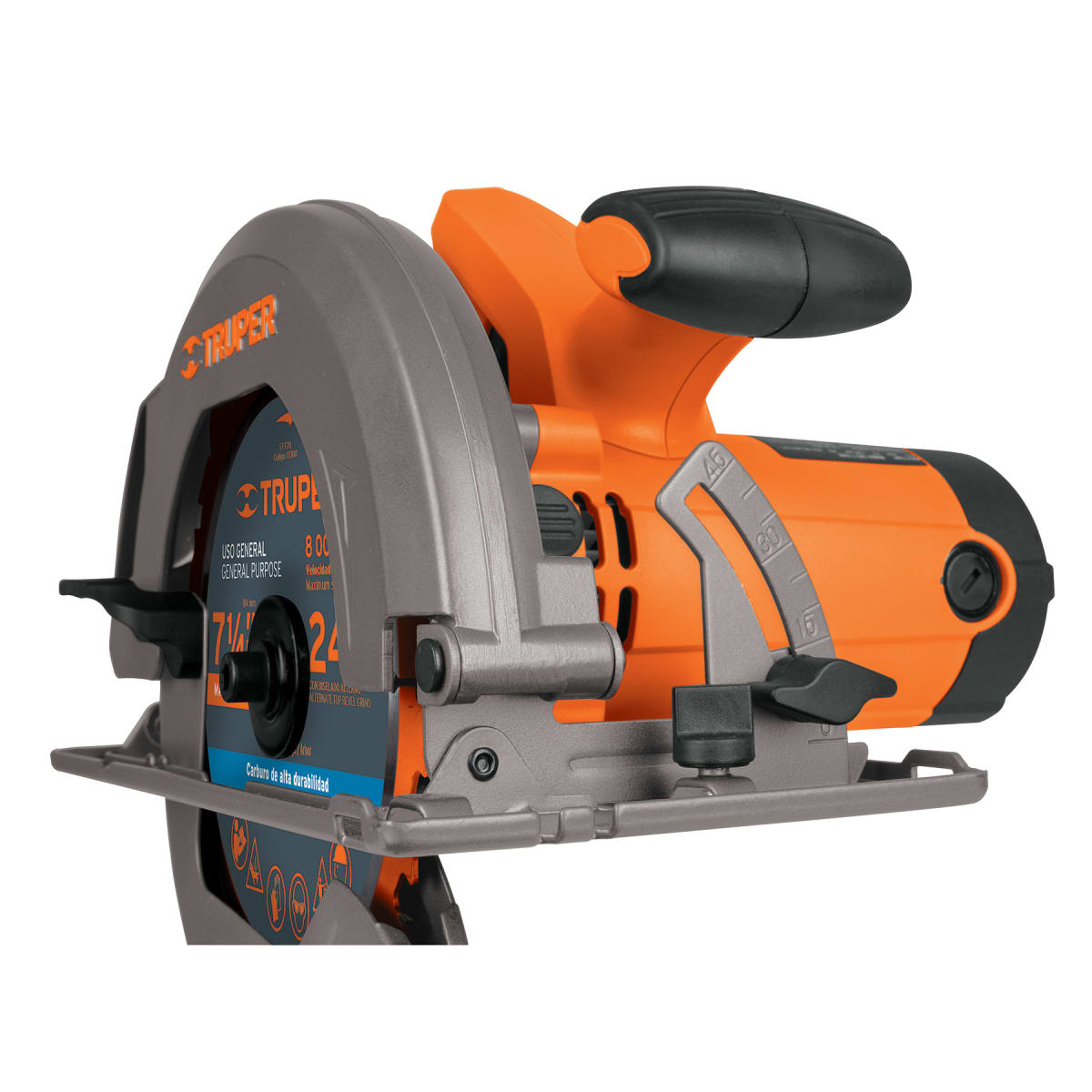 Combo sierra circular 1500w + caladora 750w  + lijadora orbital 5