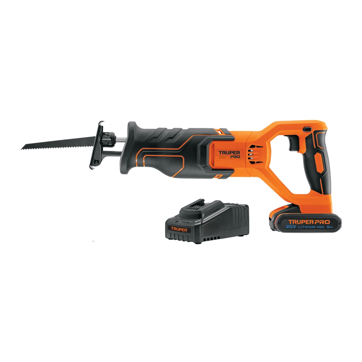 Sierra Sable 20V + 2 Bateria 2Ah + Cargador Truper6