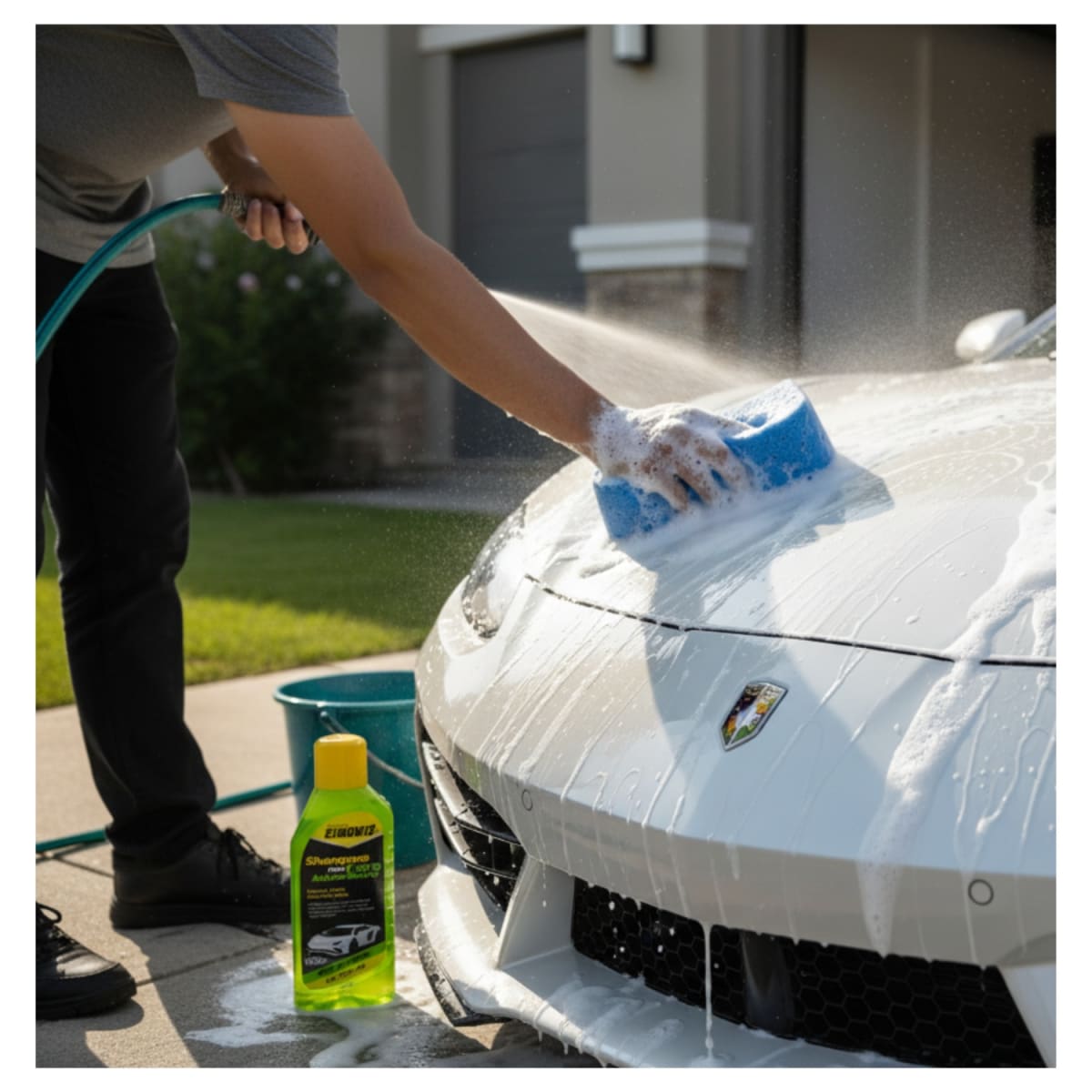 Shampoo con Cera 600ml Simoniz5