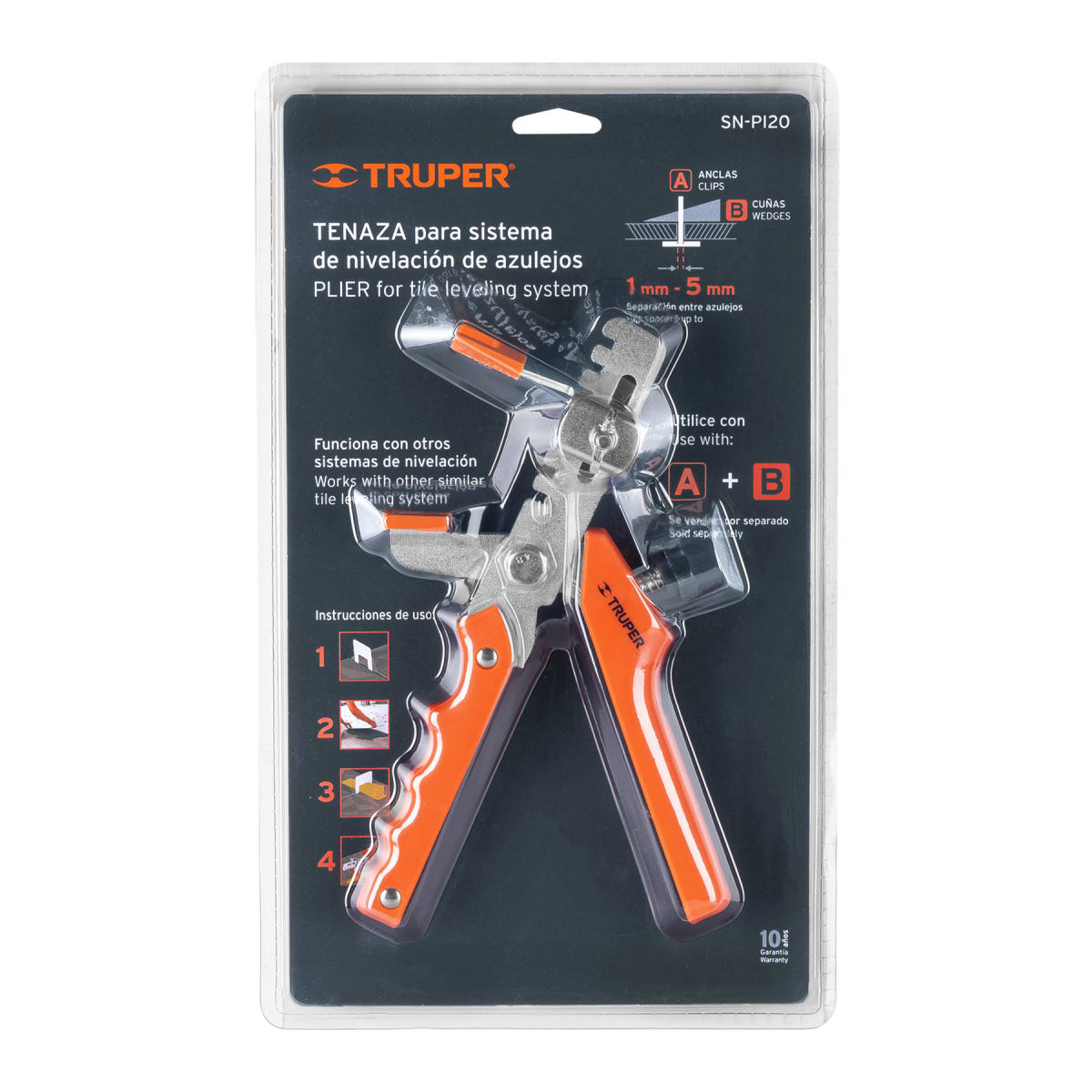 Pinzas para nivelacion de mayolica Truper 4