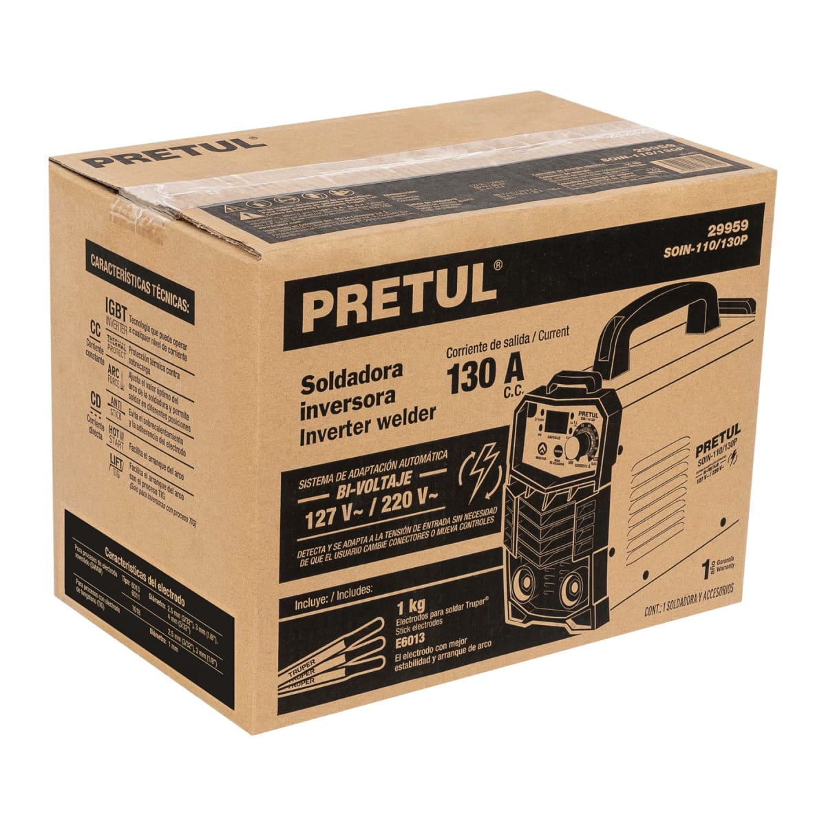 Soldadora 130A Pretul + Mascara para soldar Electronica Pretul4