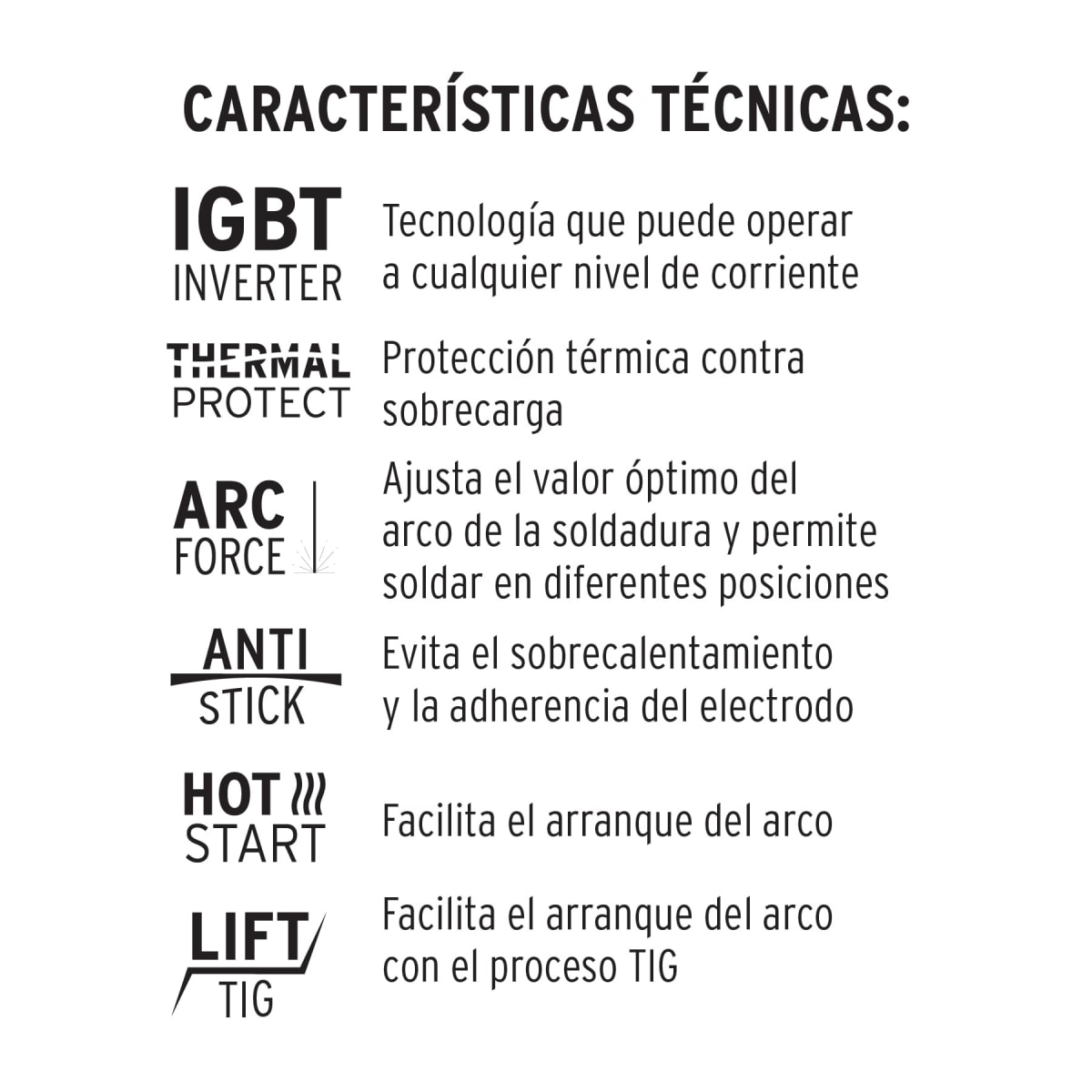 Soldadora inversora 160 A Pretul5