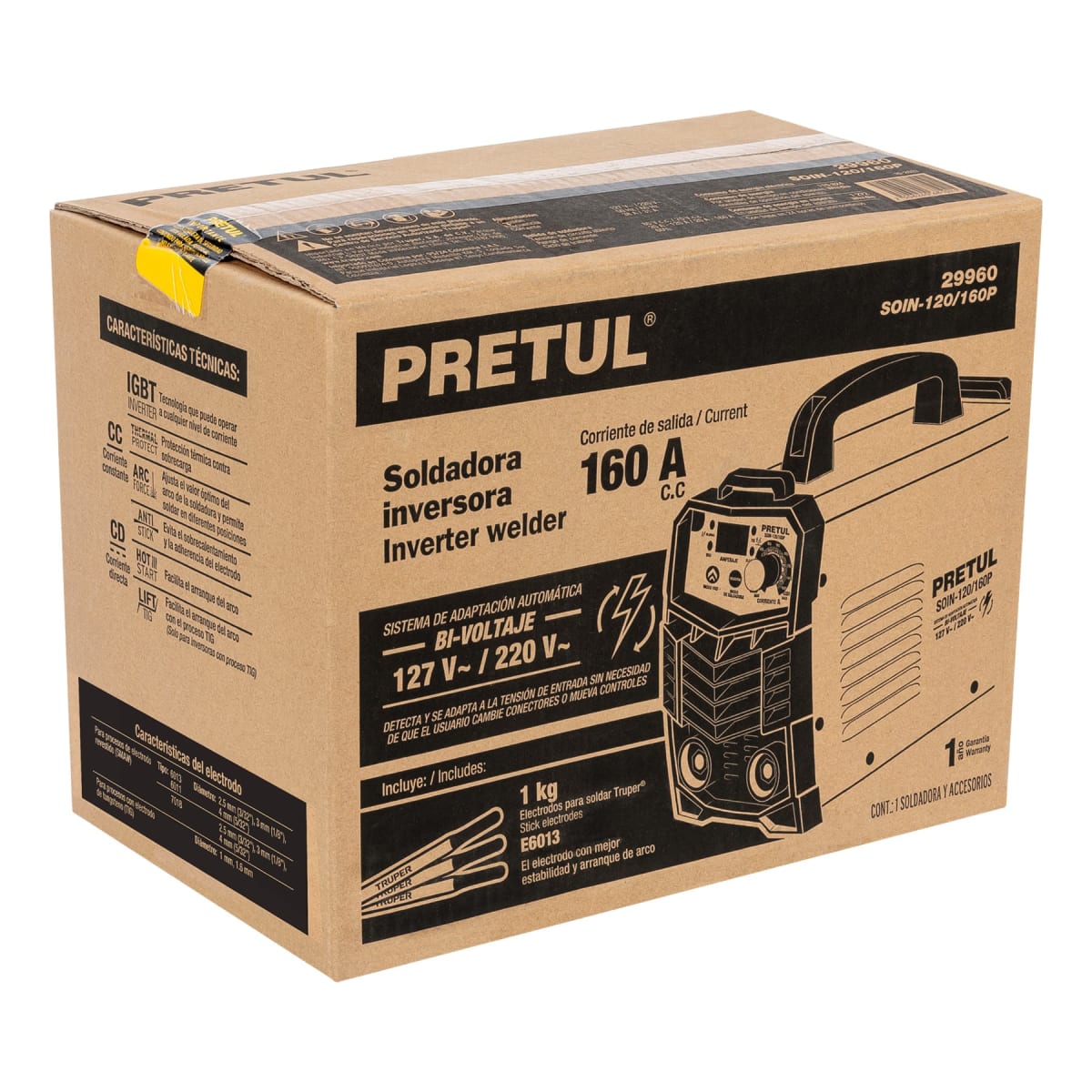 Soldadora 160A Pretul + Mascara para soldar Electronica Pretul6