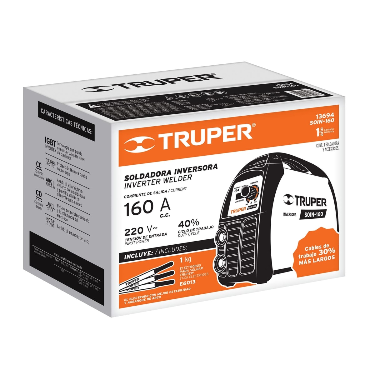 Soldadora inversora 160 A Truper8