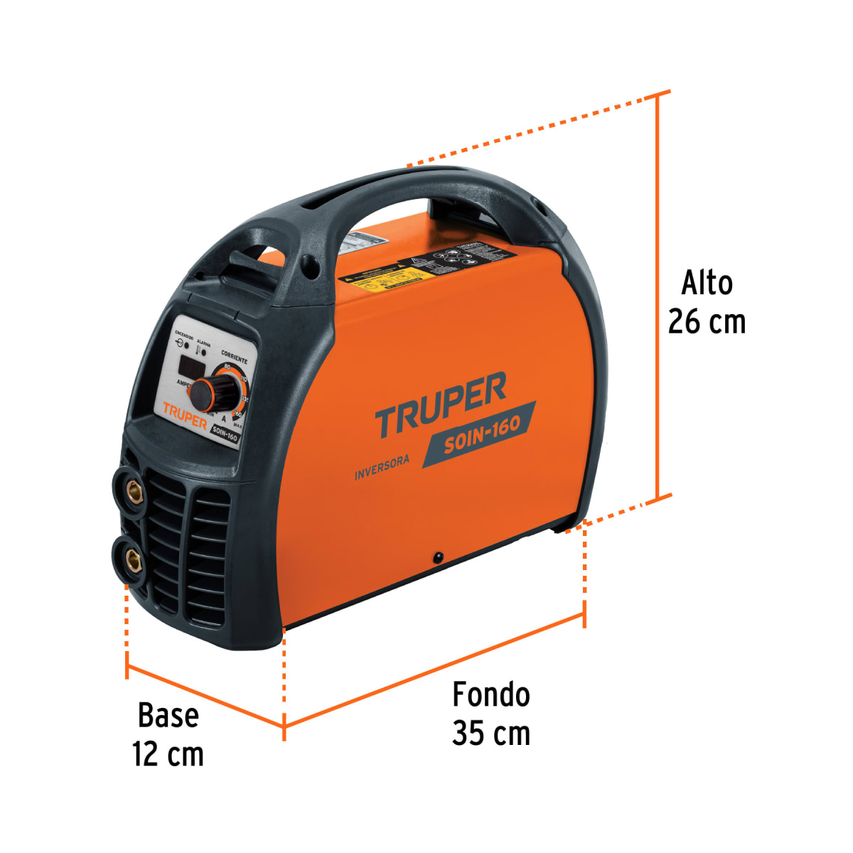 Combo soldadora inversora 160 A + mascara de soldar Truper2