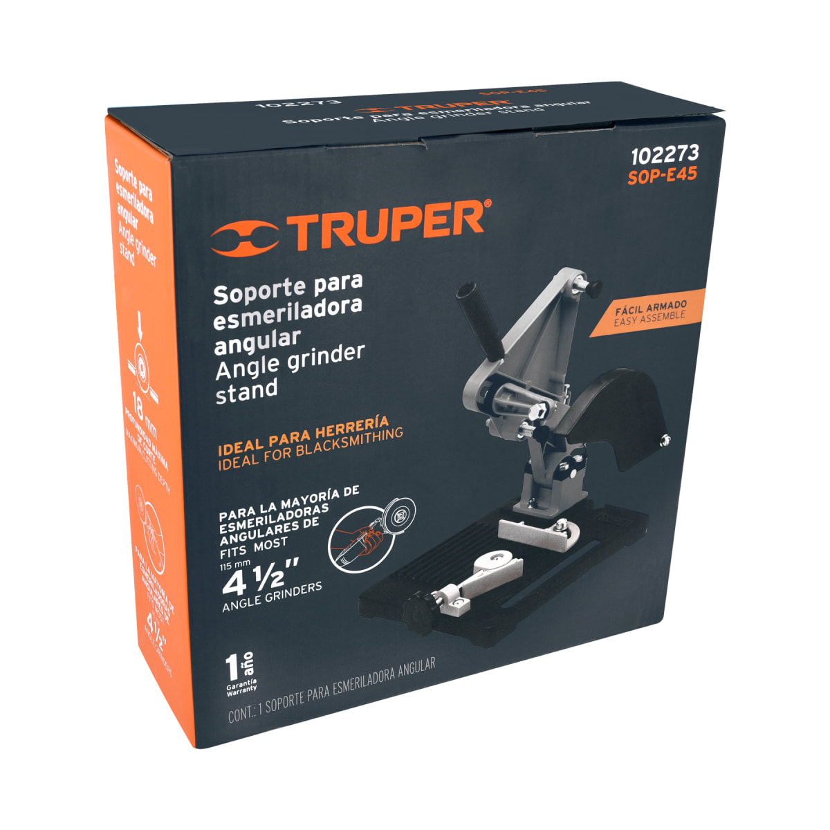 Soporte para amoladora angular de 4 1/2' Truper3
