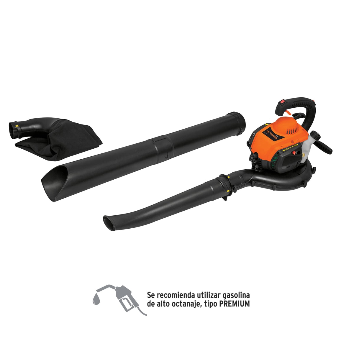 Sopladora Aspiradora con motor de 26 cc a gasolina Truper5