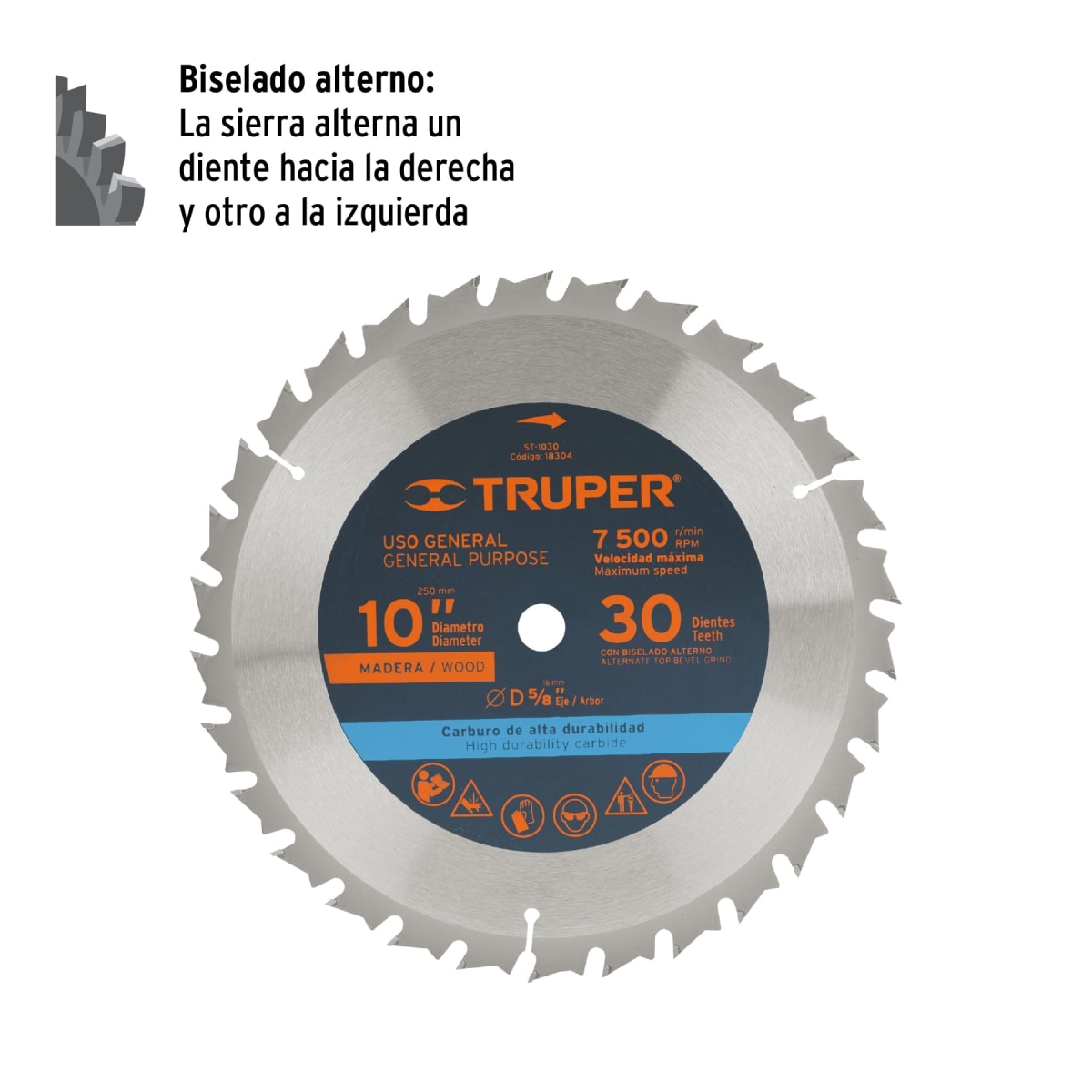 Disco para sierra ingleteadora 10