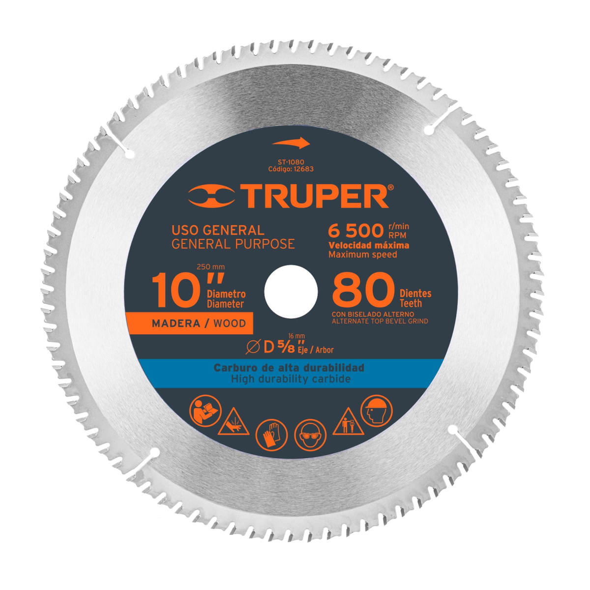 Disco para sierra ingleteadora 10