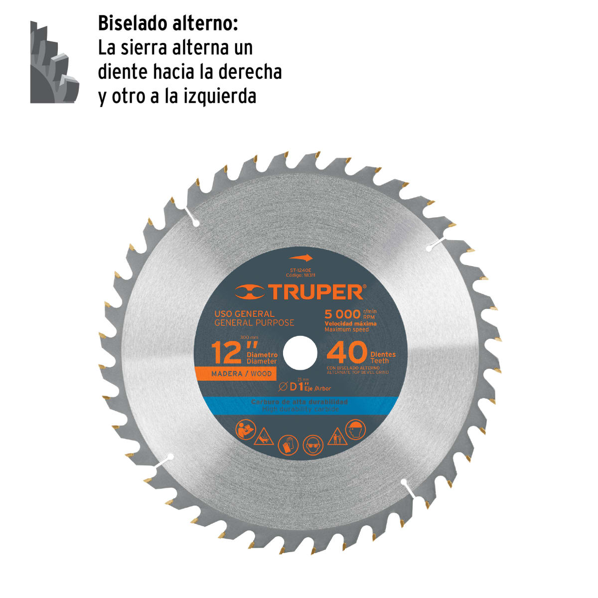 Disco para sierra ingleteadora 12