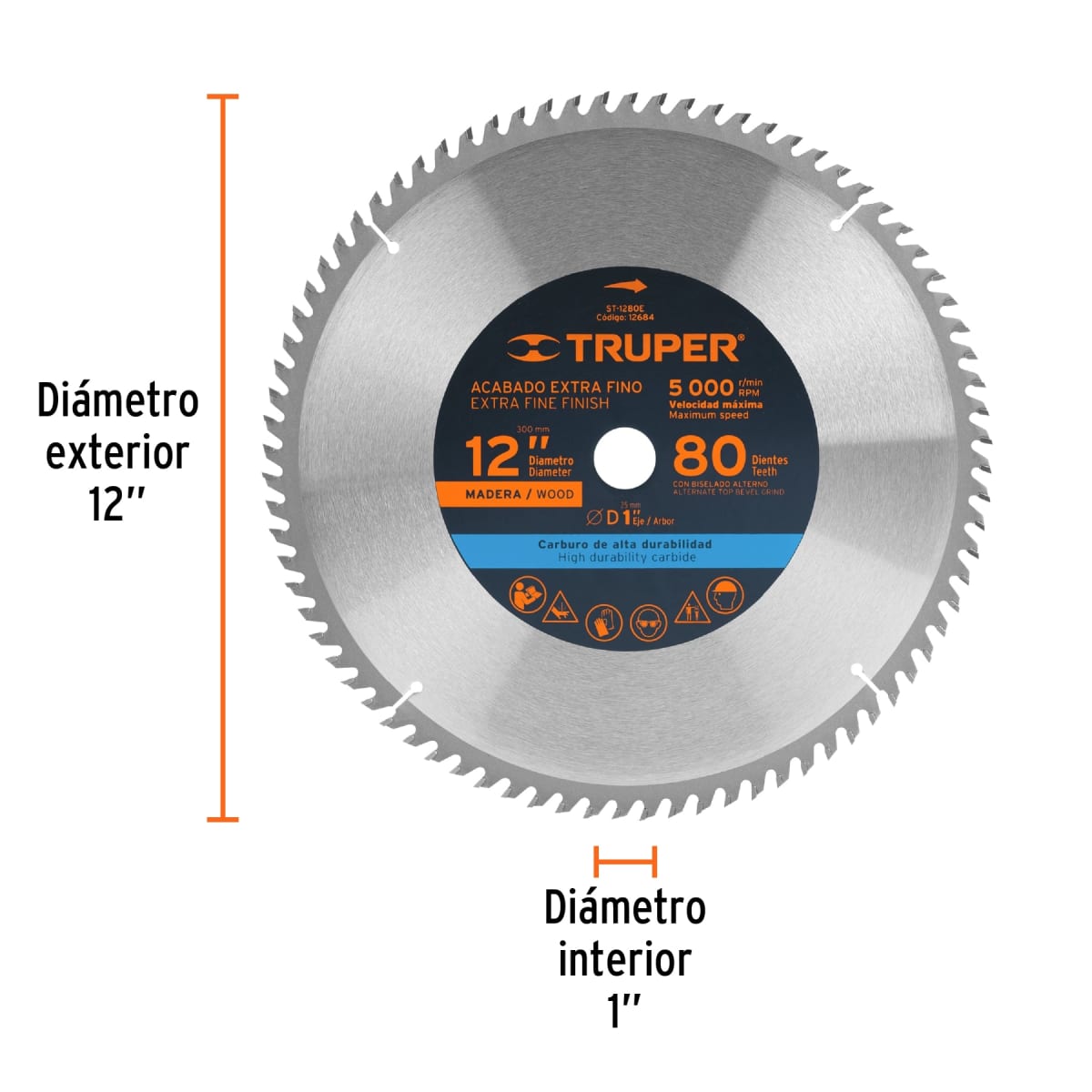 Disco para sierra ingleteadora 12