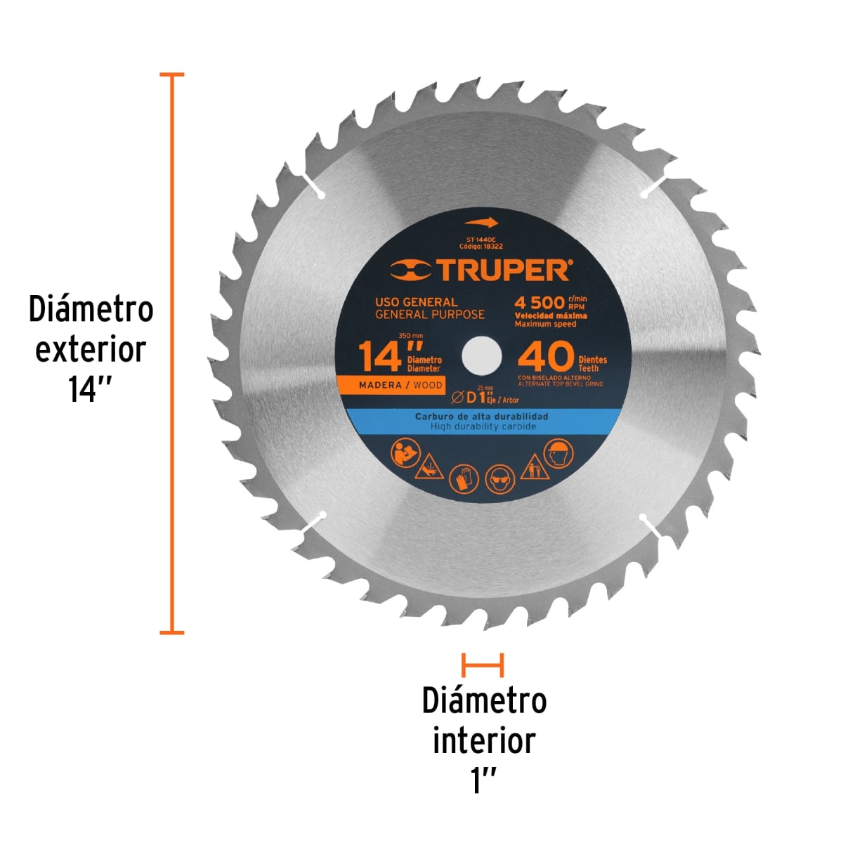 Disco para sierra de mesa 14