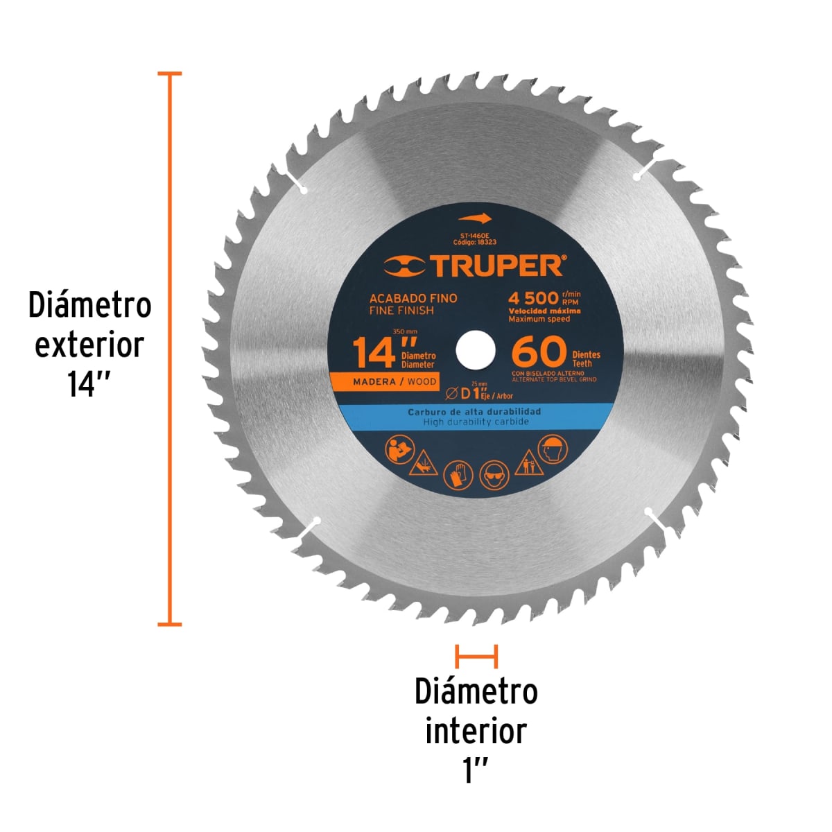 Disco para sierra de mesa 14