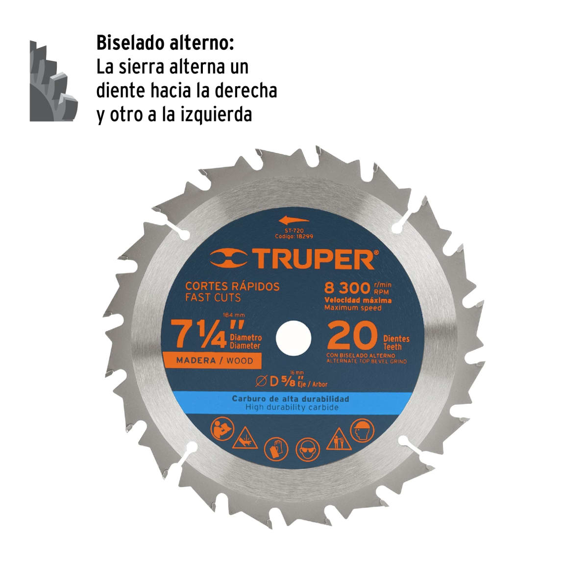 Disco para sierra circular 7 ¼