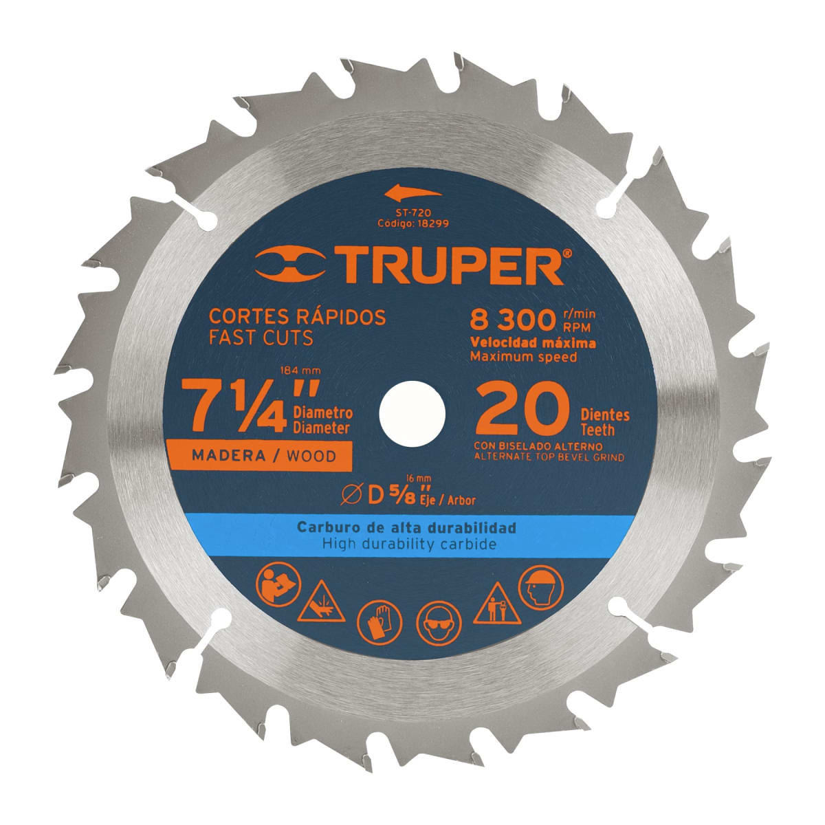 Disco para sierra circular 7 ¼