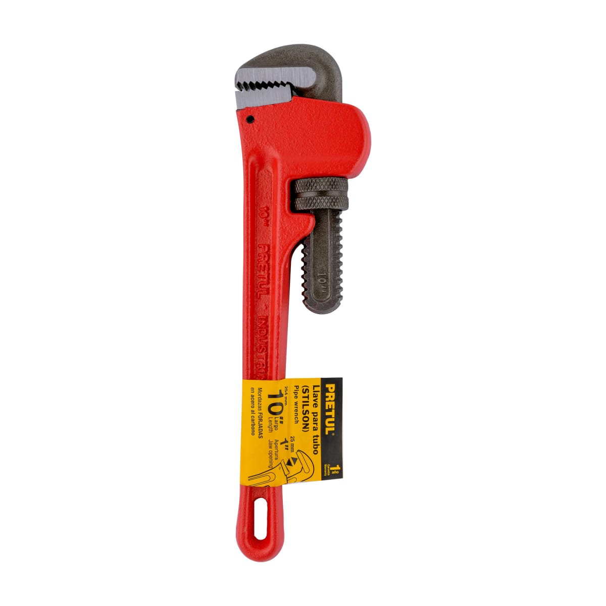 Llave stilson 10´´ cuerpo de hierro maleable, Pretul4