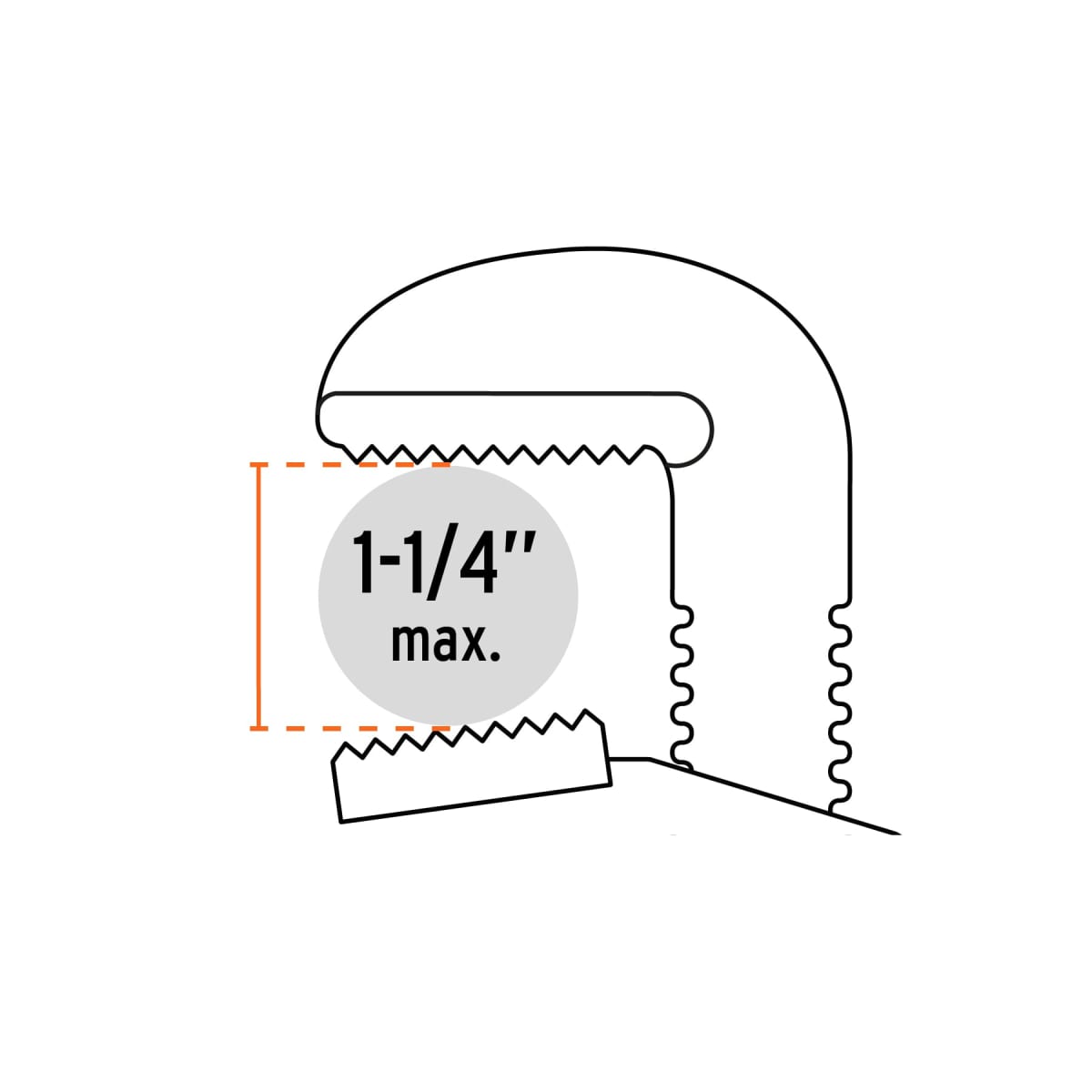 Llave stilson 12'' cuerpo robusto de hierro dúctil Truper3