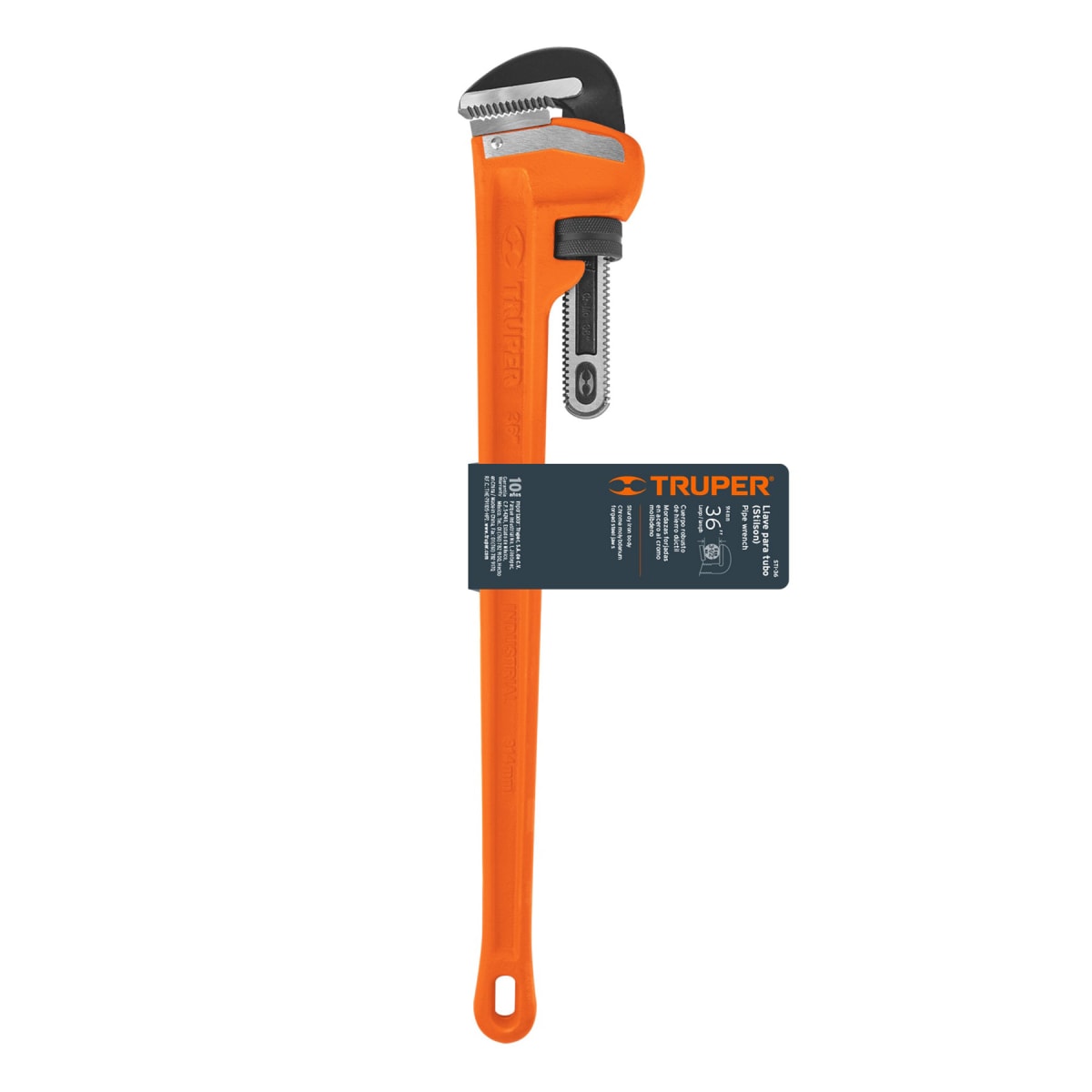 Llave stilson 36´´ cuerpo robusto de hierro dúctil, Truper4