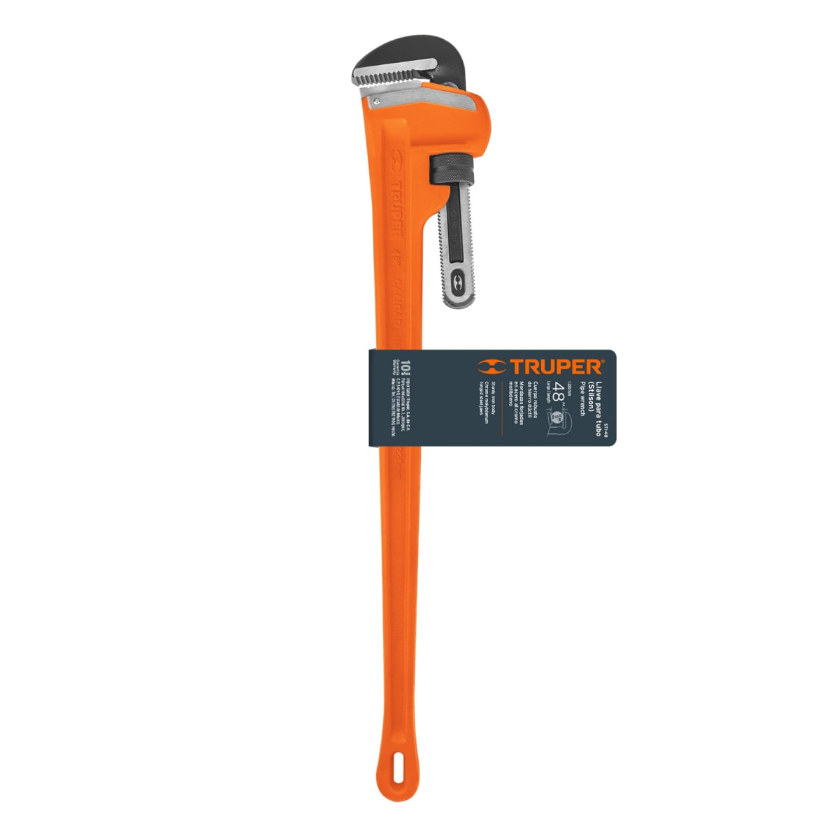 Llave stilson 48´´ cuerpo robusto de hierro dúctil, Truper4